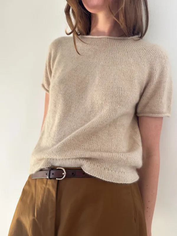 Le Knit Plain Yoke Cashmere