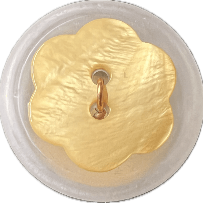 Hovedbilde Blomsterknapp i river shell