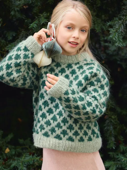 Hovedbilde SandnesGarn Christmas Tree Sweater Junior