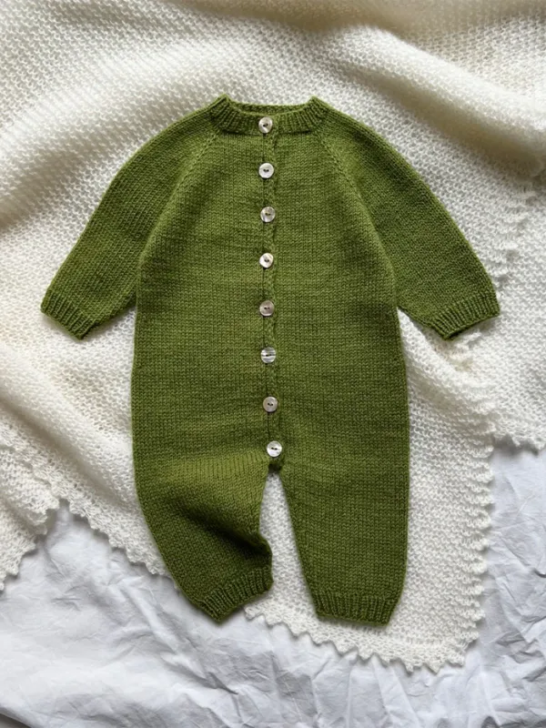 Indiblomst Briskeby babydress light