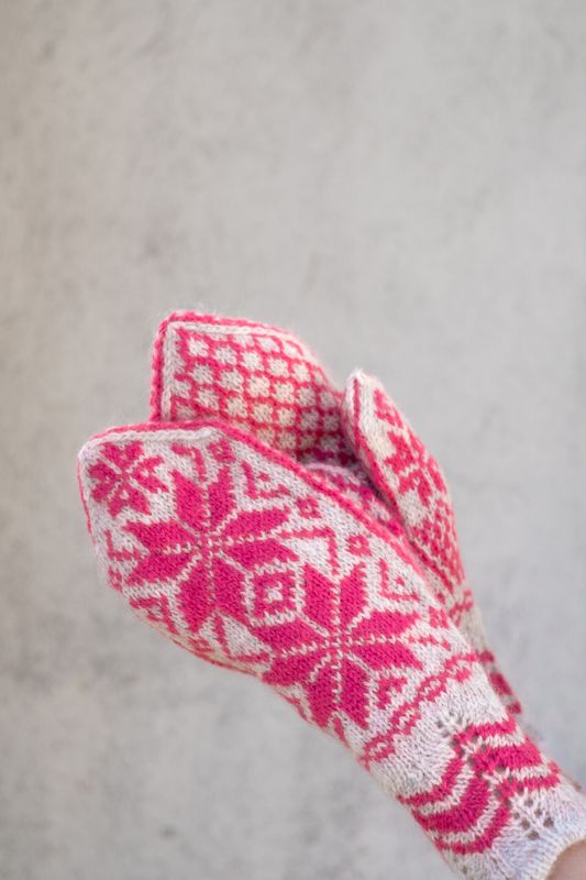 Garnpakke Rosevotter Rosa Sløyfe