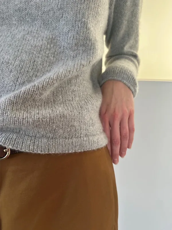 Le Knit Plain Yoke Cashmere
