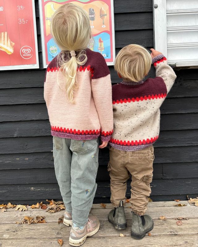 PetiteKnit Cross Sweater Junior Garnpakke